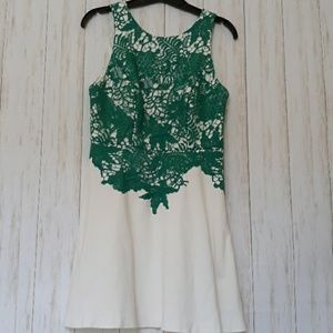 Anthropology dress with embroidered top. …
